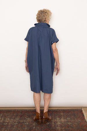 Gallego Boxy Wave Collar Dress