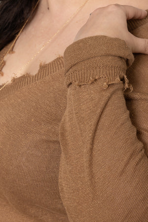 PdR Chewed Collar Sweater