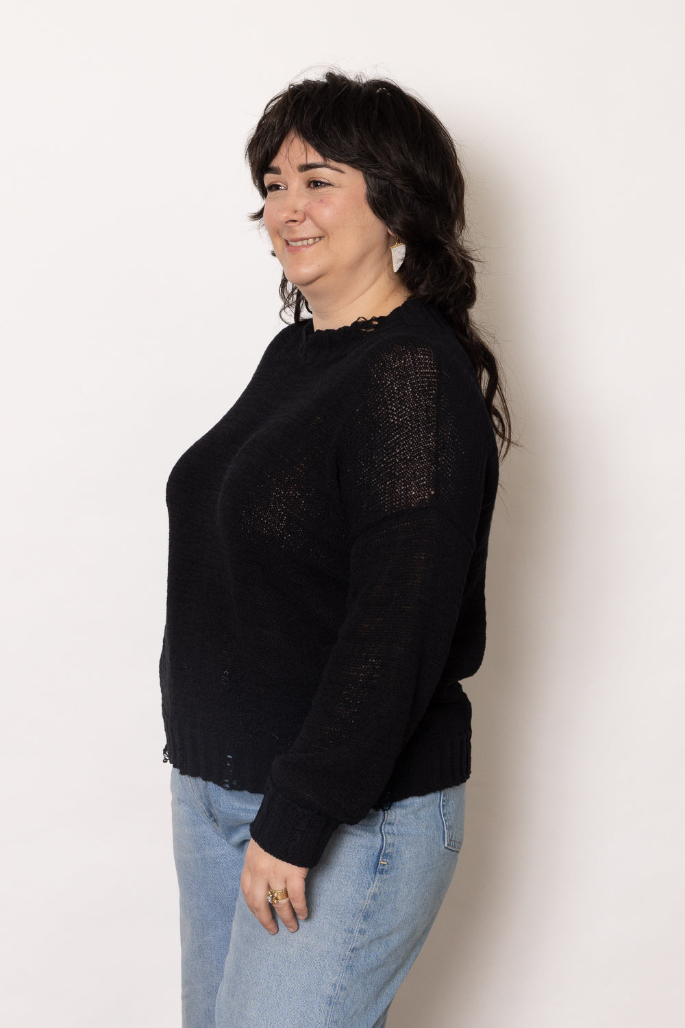 PdR Cotton Funnel Neck Top