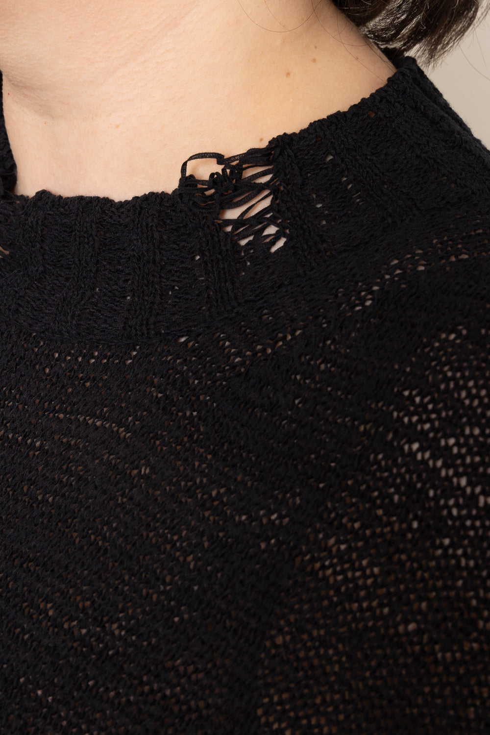 PdR Cotton Funnel Neck Top