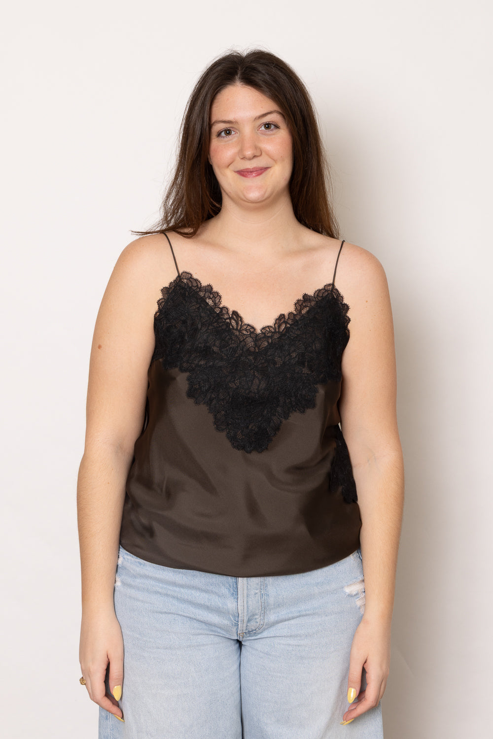 ROHE Lace Silk Camisole
