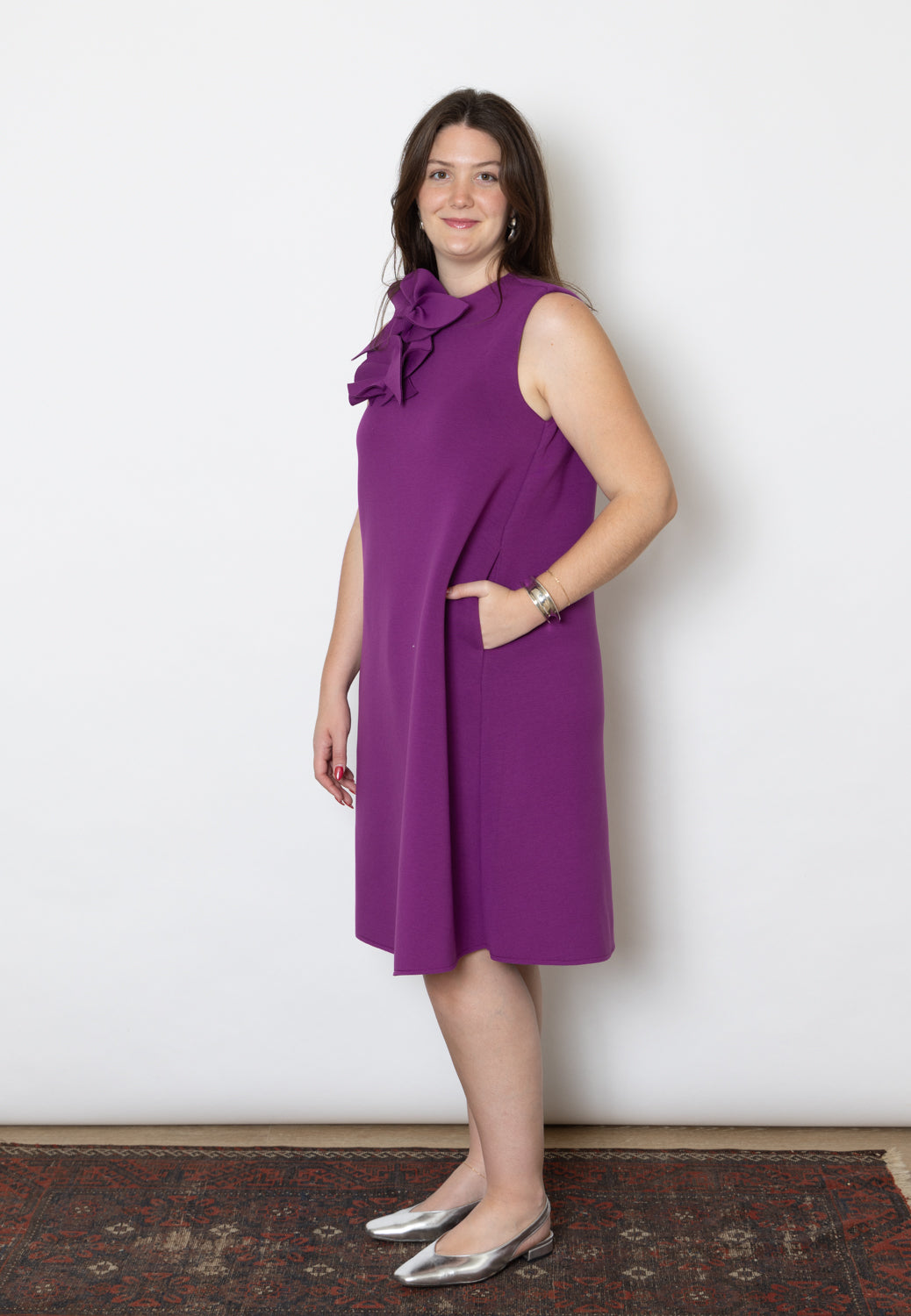 Psophia Neoprene Swing Dress