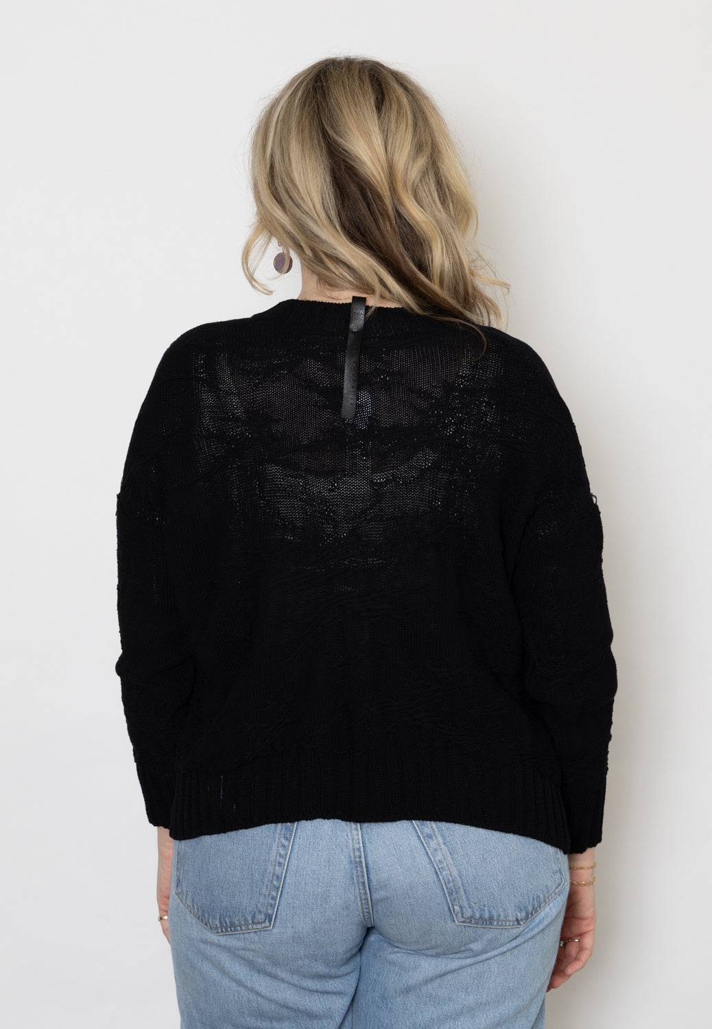 Serienumerica Crop Cardigan