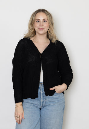 Serienumerica Crop Cardigan