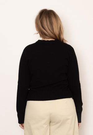 Liviana Conti Side Button Sweater