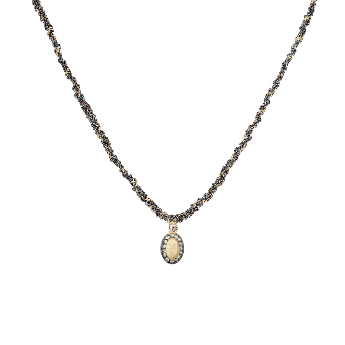 Marie Laure Chamorel No. 924 Necklace Ruthenium