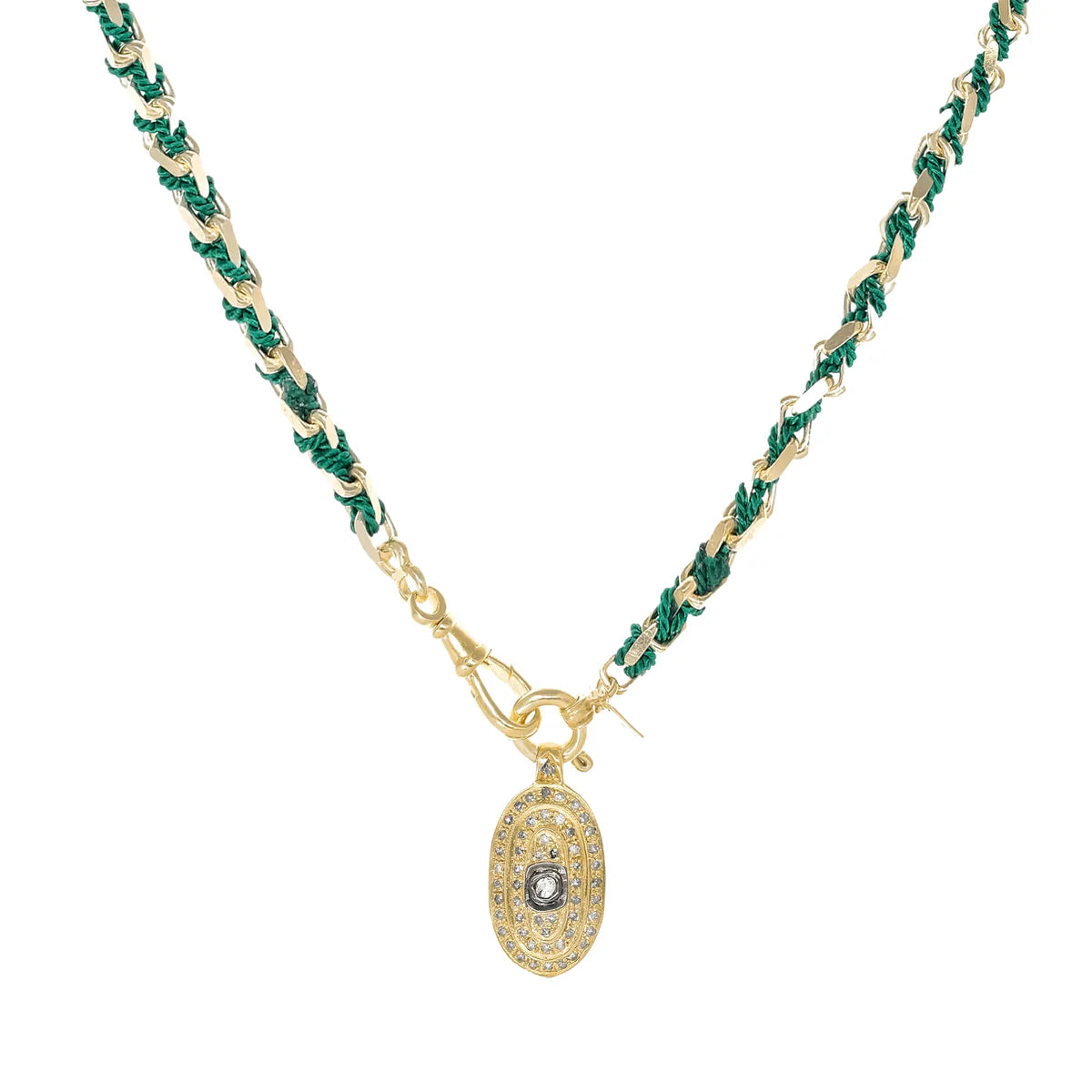 Marie Laure Chamorel No. 951 Necklace Gold/Green
