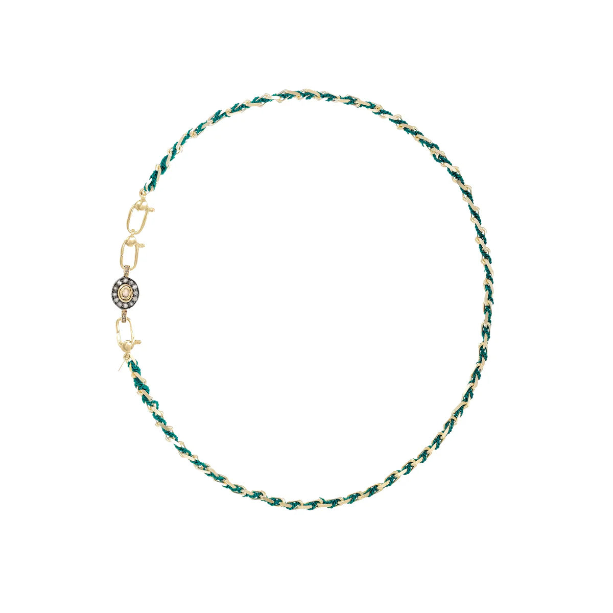 Marie Laure Chamorel No. 952 Necklace Gold/Green