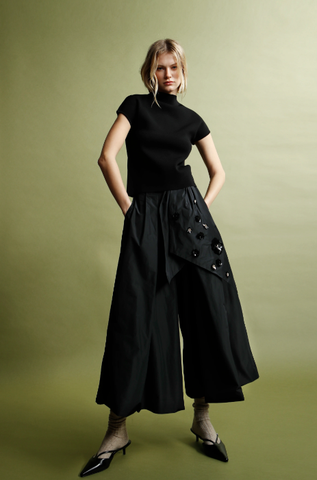 Psophia Bow Waist Wide Leg