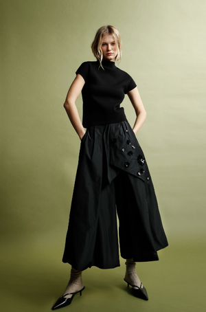 Psophia Bow Waist Wide Leg