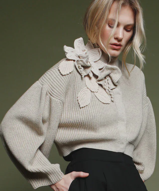Psophia Applique Cardigan
