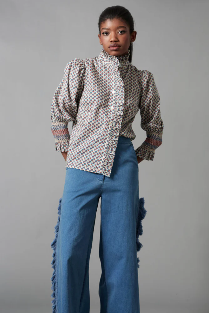 Hope For Flowers Frilled Button Down