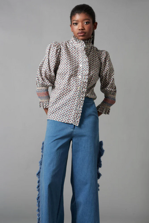 Hope For Flowers Frilled Button Down