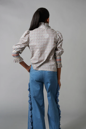 Hope For Flowers Frilled Button Down
