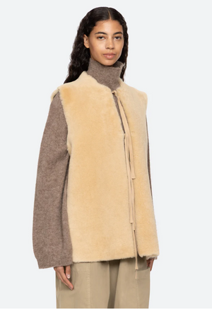 Sea NY Elliot Shearling Vest
