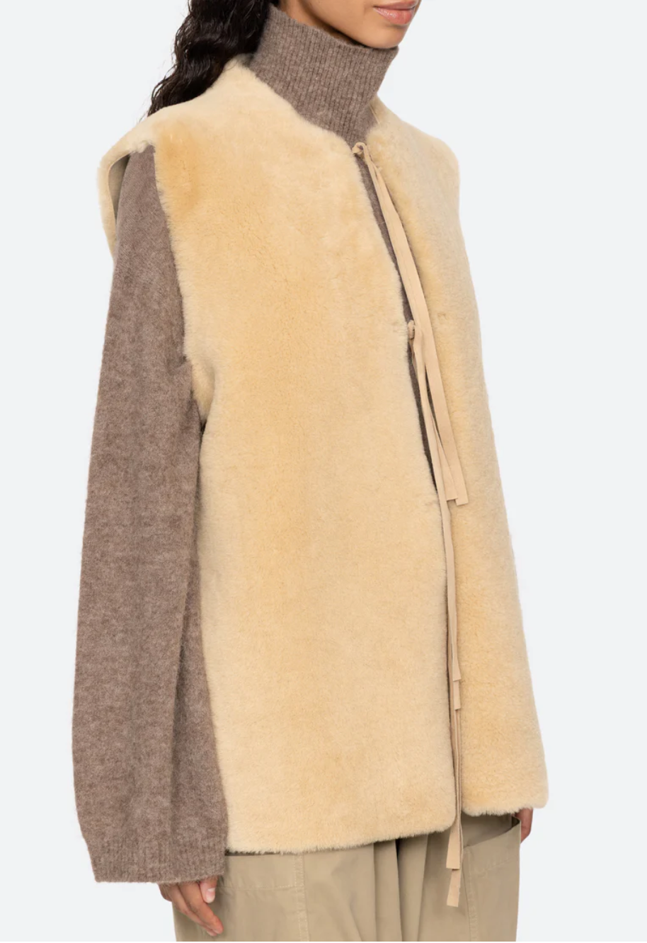 Sea NY Elliot Shearling Vest