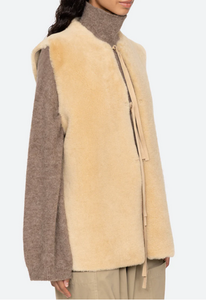 Sea NY Elliot Shearling Vest