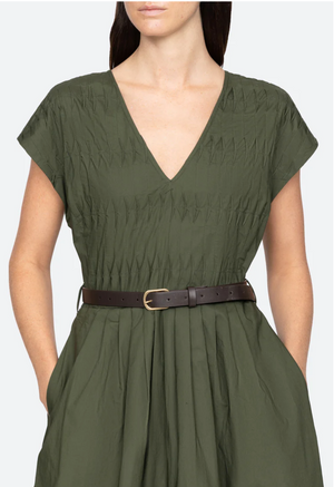 Sea NY Sullivan Belted Bubble Dress