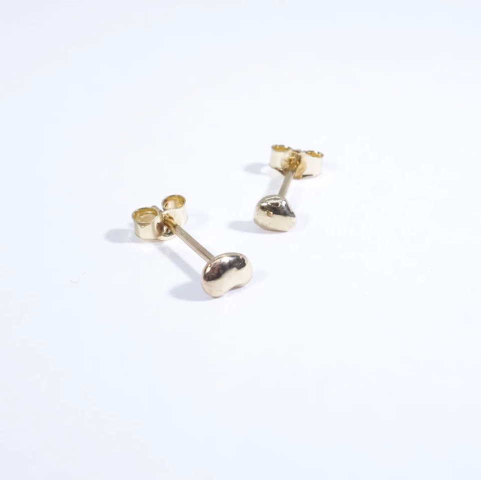Talisman Mini Orb Stud - Recycled 14k Gold (Single)