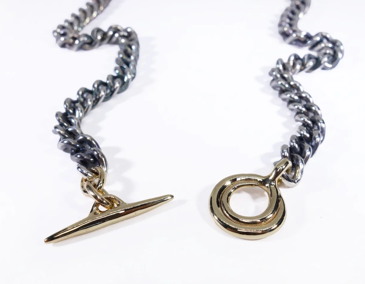 Talisman 16" Vortex Necklace SS/14k