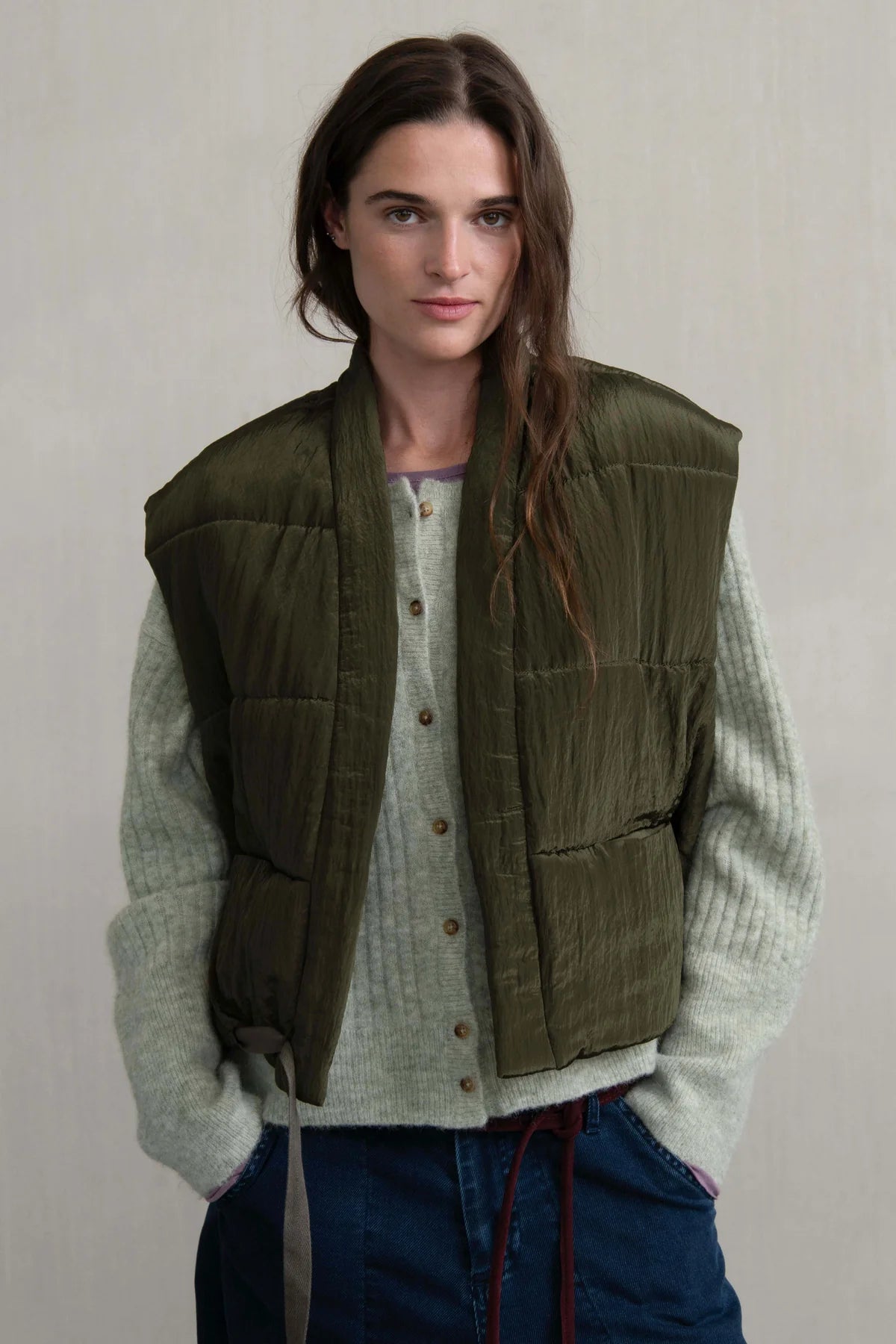 Humanoid Stabble Quilted Vest