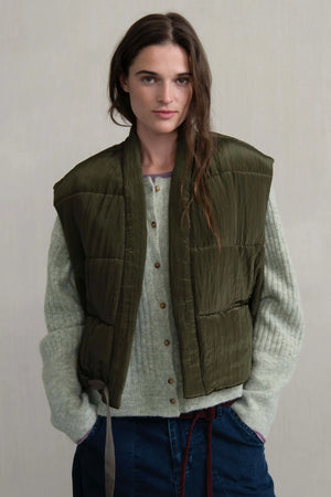 Humanoid Stabble Quilted Vest