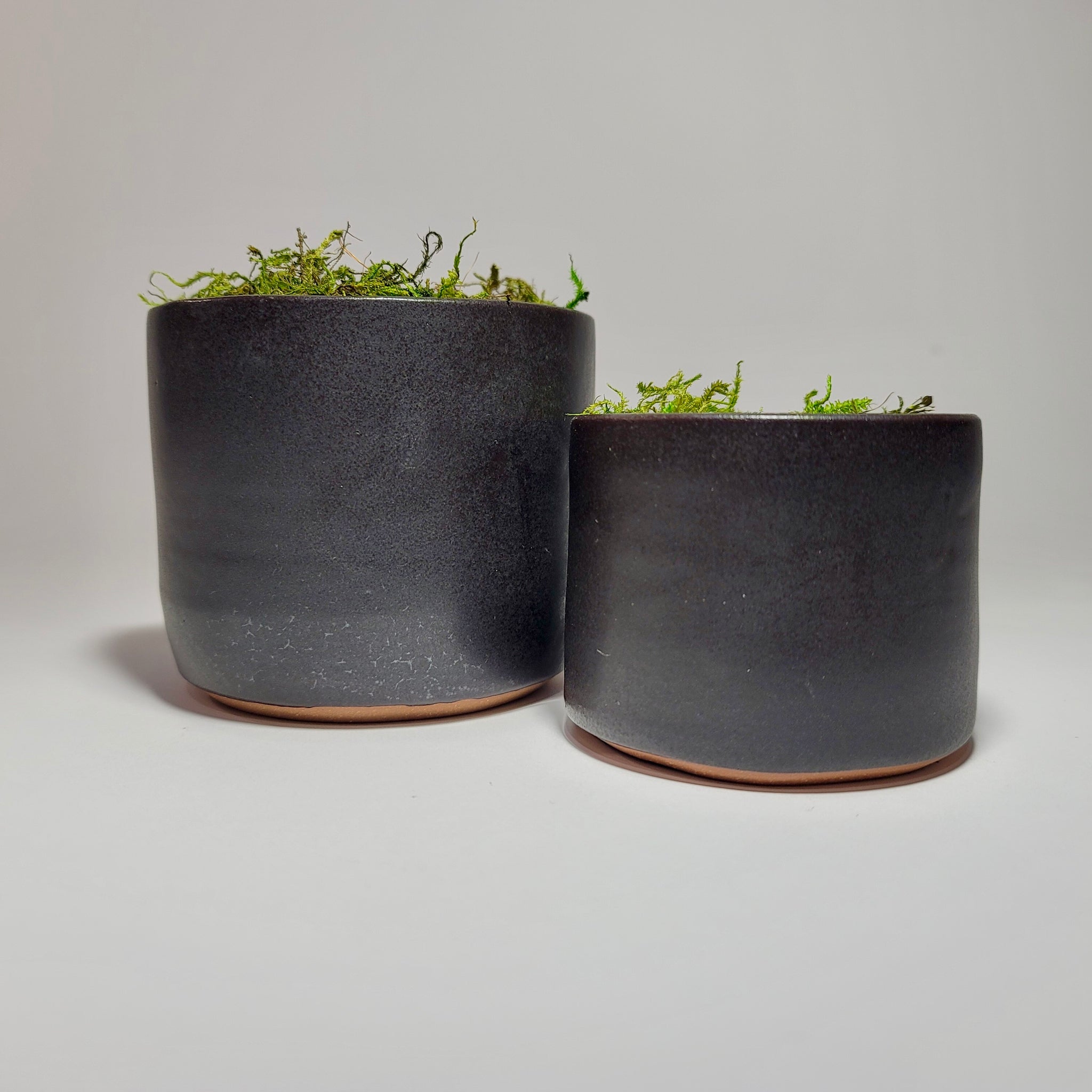 Small Minimalist Planter, Black