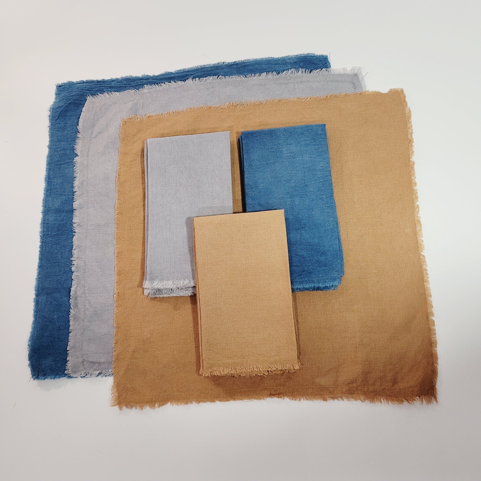 Naturally Dyed Linen Napkins (s/4)