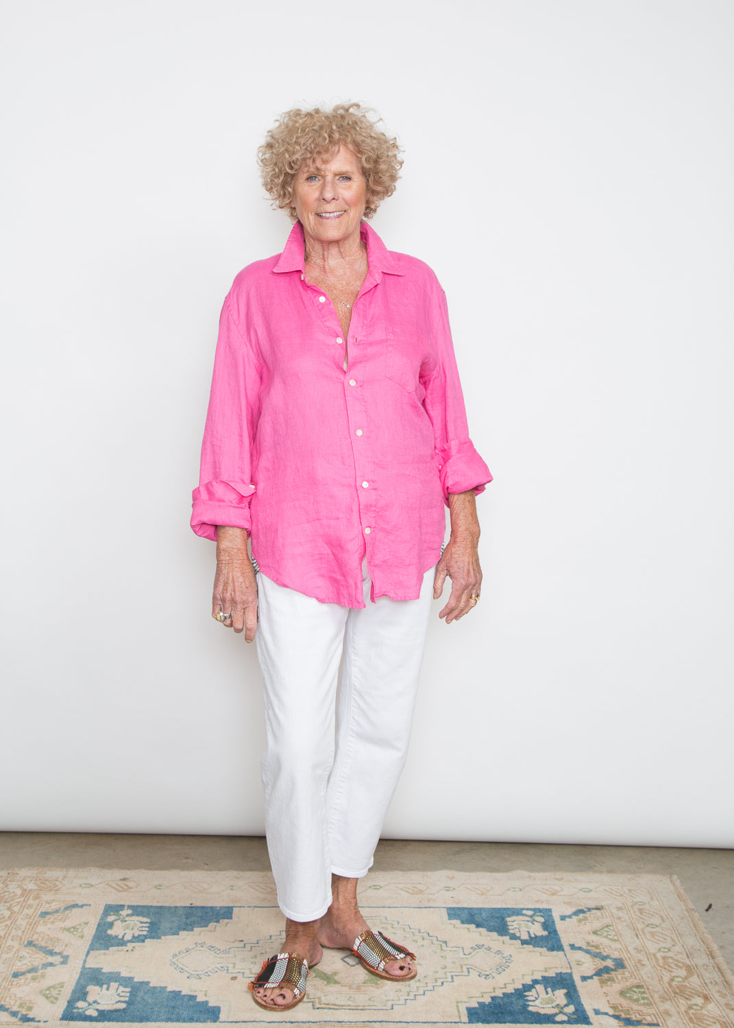 The Salting Linen L/SLV Blouse