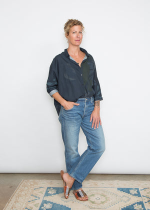 Gallego Boxy Pocket Blouse