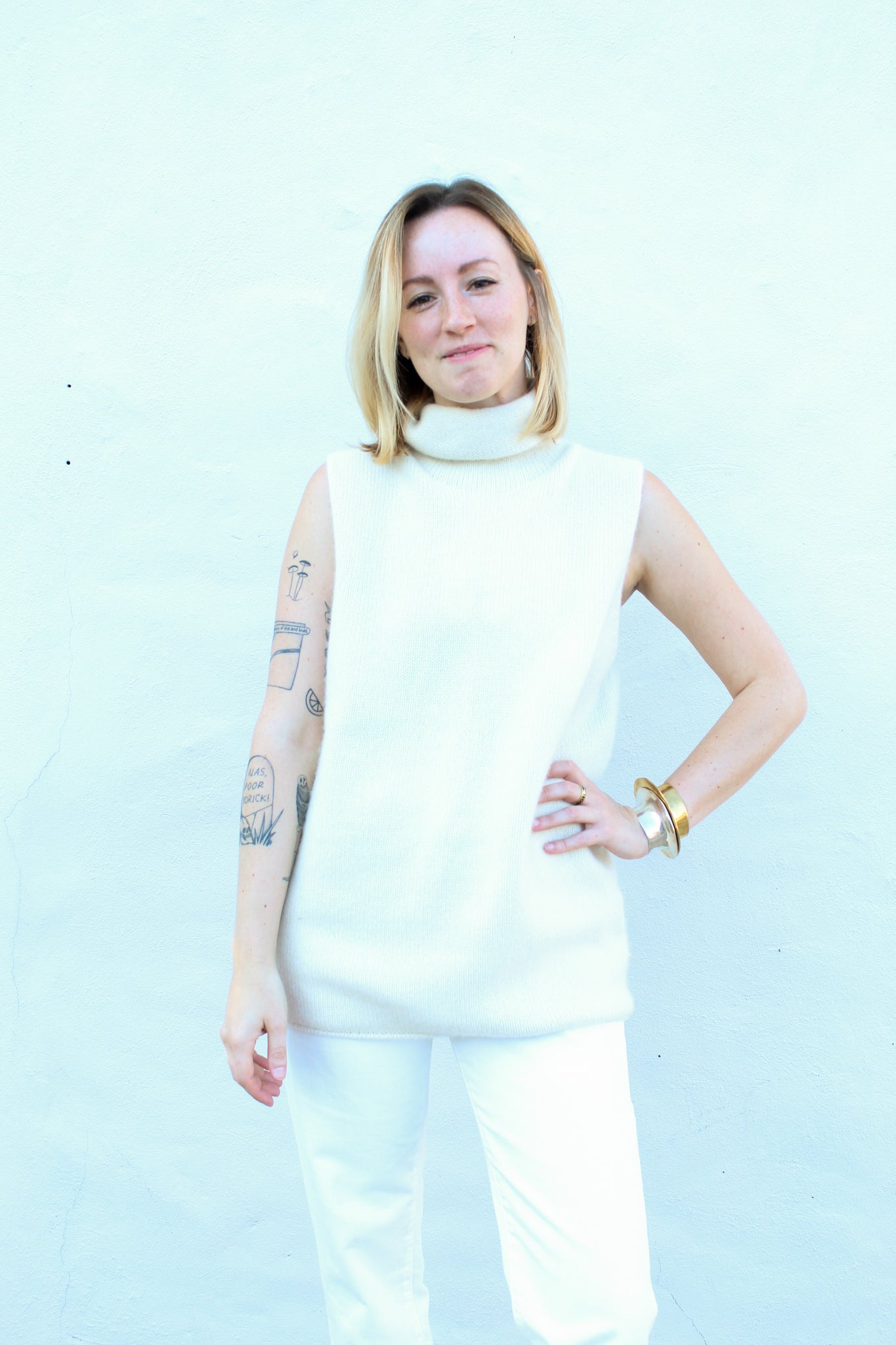 Arch The Cashmere Mock Neck Tank